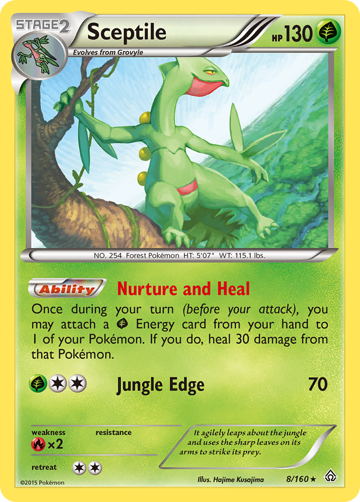 Sceptile (8/160) [XY: Primal Clash] | Gear Gaming Bentonville