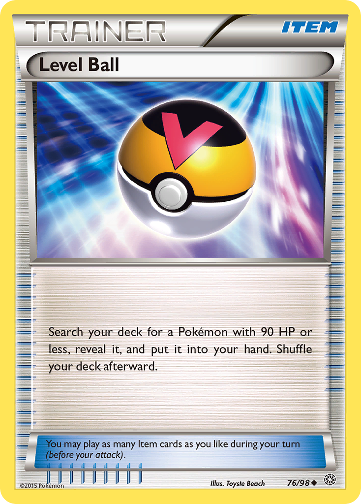 Level Ball (76/98) [XY: Ancient Origins] | Gear Gaming Bentonville