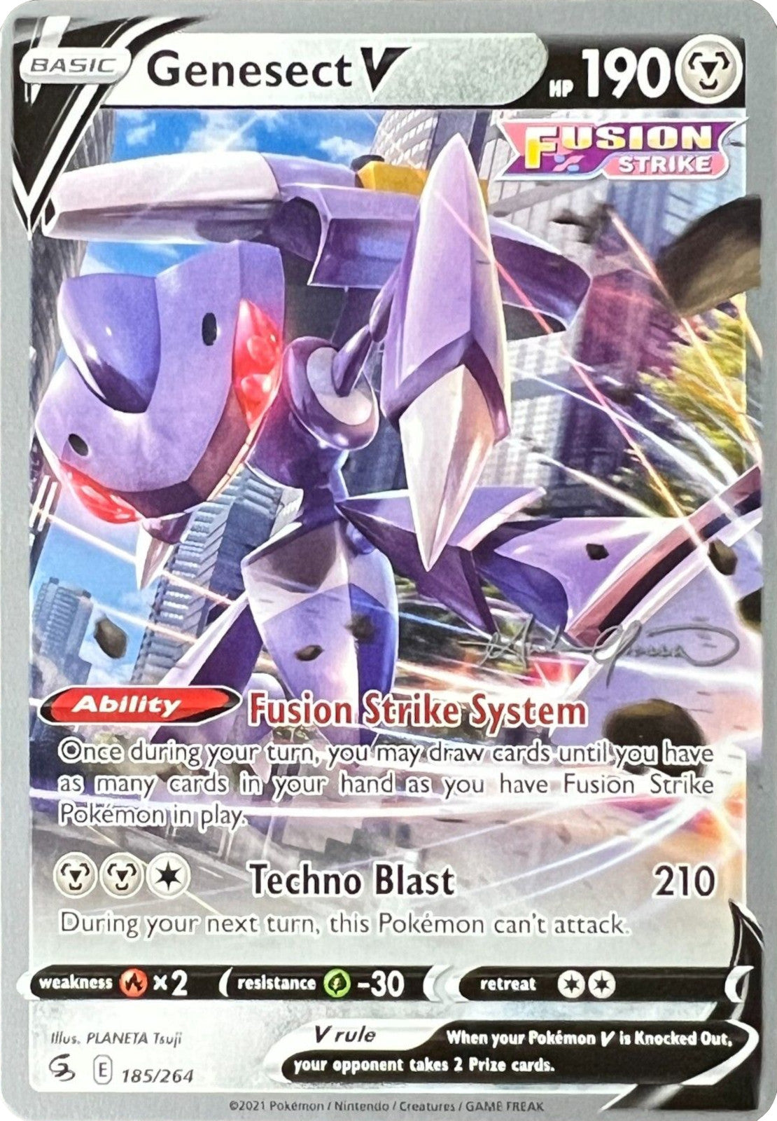 Genesect V (185/264) (The Shape of Mew - Andre Chiasson) [World Championships 2022] | Gear Gaming Bentonville