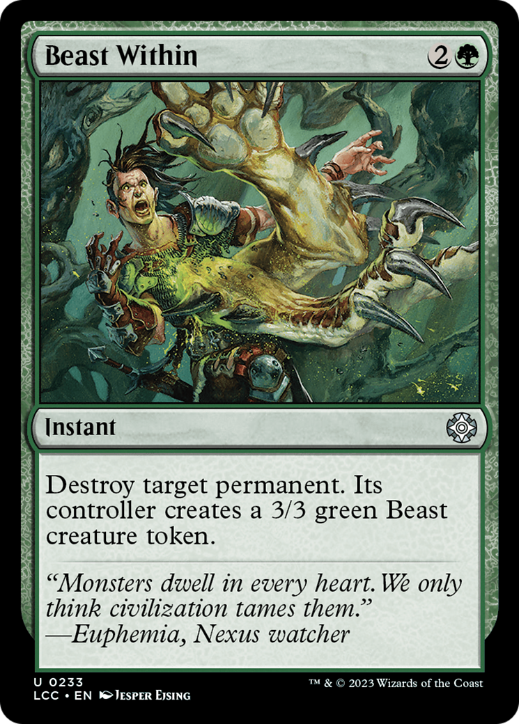 Beast Within [The Lost Caverns of Ixalan Commander] | Gear Gaming Bentonville