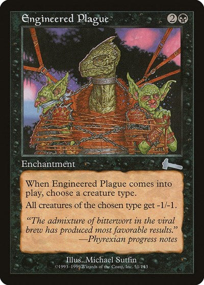 Engineered Plague [Urza's Legacy] | Gear Gaming Bentonville