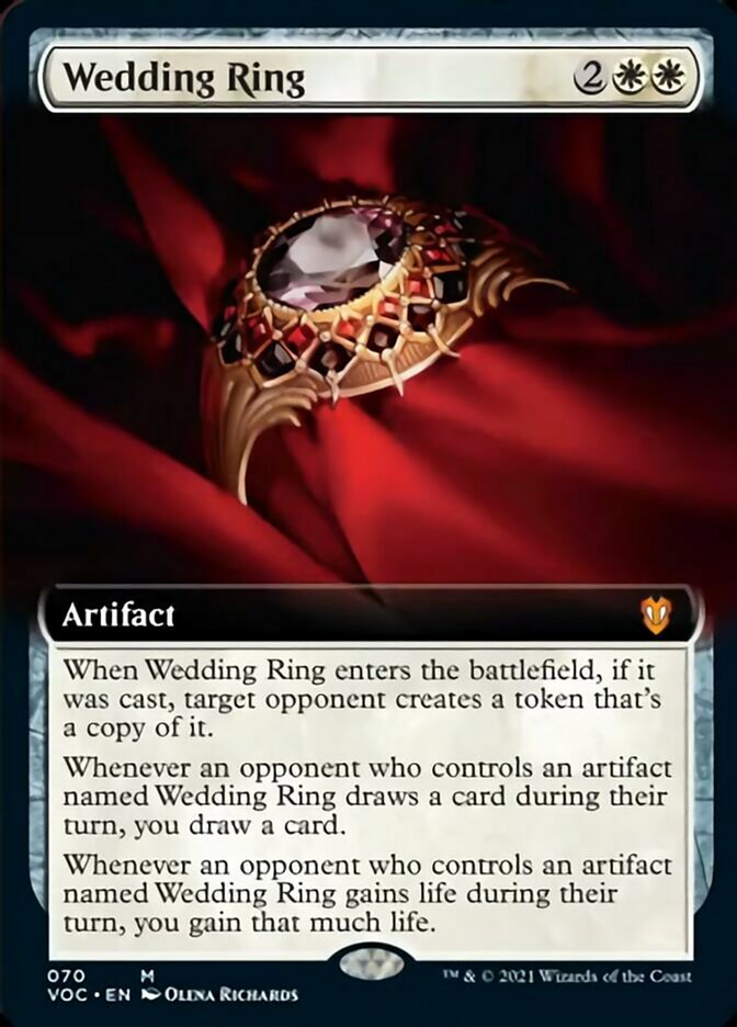 Wedding Ring (Extended) [Innistrad: Crimson Vow Commander] | Gear Gaming Bentonville