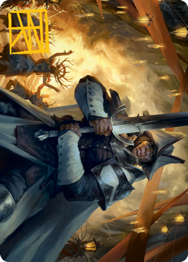 Ritual Guardian Art Card (Gold-Stamped Signature) [Innistrad: Midnight Hunt Art Series] | Gear Gaming Bentonville