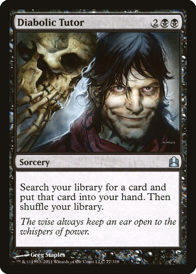 Diabolic Tutor [Commander 2011] | Gear Gaming Bentonville