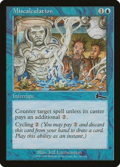 Miscalculation [Urza's Legacy] | Gear Gaming Bentonville