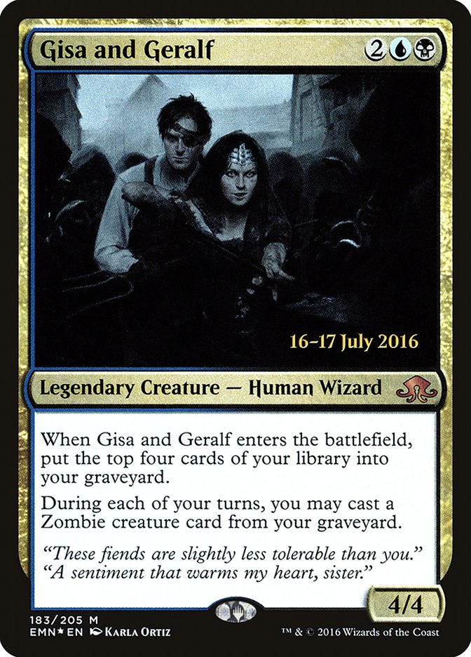 Gisa and Geralf  [Eldritch Moon Prerelease Promos] | Gear Gaming Bentonville