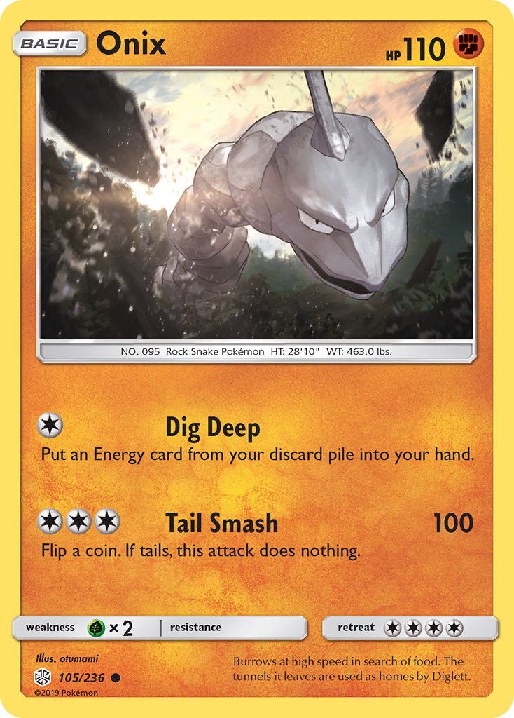 Onix (105/236) [Sun & Moon: Cosmic Eclipse] | Gear Gaming Bentonville