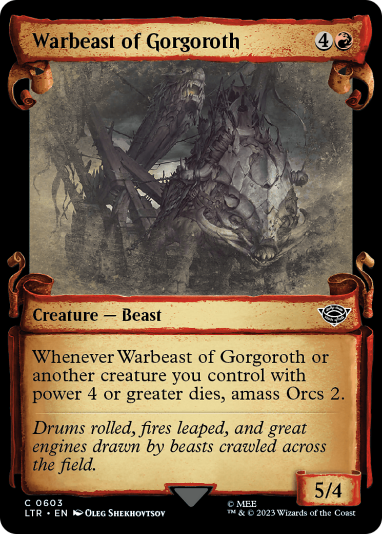 Warbeast of Gorgoroth [The Lord of the Rings: Tales of Middle-Earth Showcase Scrolls] | Gear Gaming Bentonville