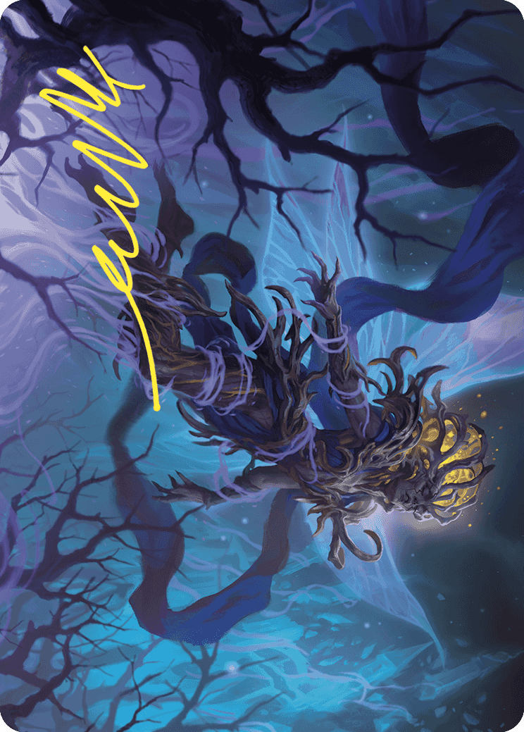 Sleep-Cursed Faerie Art Card (Gold-Stamped Signature) [Wilds of Eldraine Art Series] | Gear Gaming Bentonville