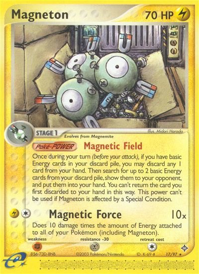 Magneton (17/97) [EX: Dragon] | Gear Gaming Bentonville