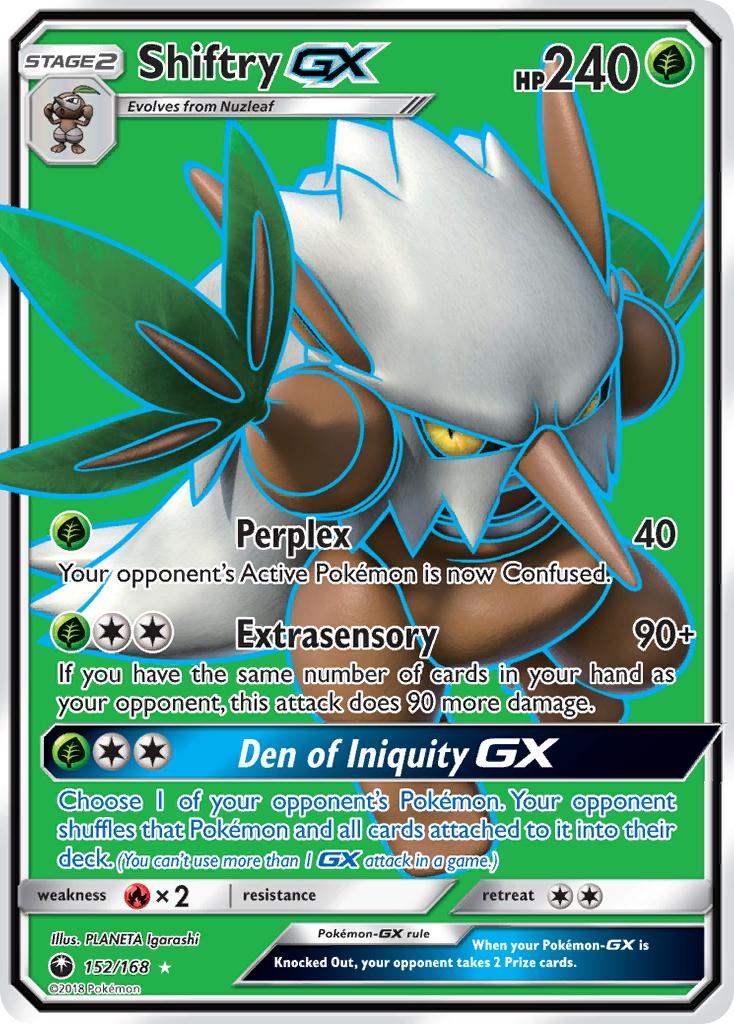 Shiftry GX (152/168) [Sun & Moon: Celestial Storm] | Gear Gaming Bentonville