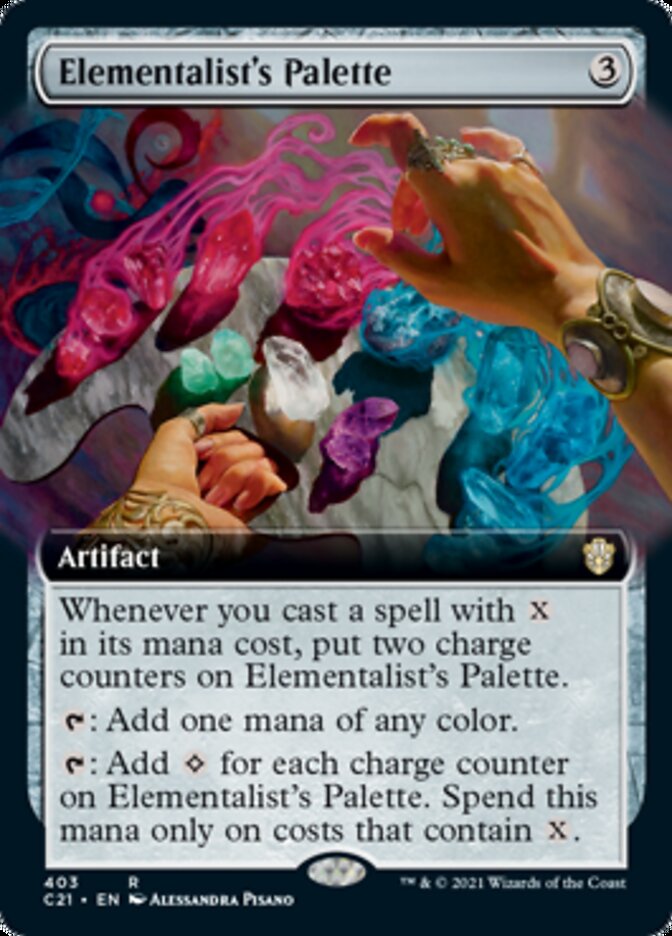 Elementalist's Palette (Extended) [Commander 2021] | Gear Gaming Bentonville