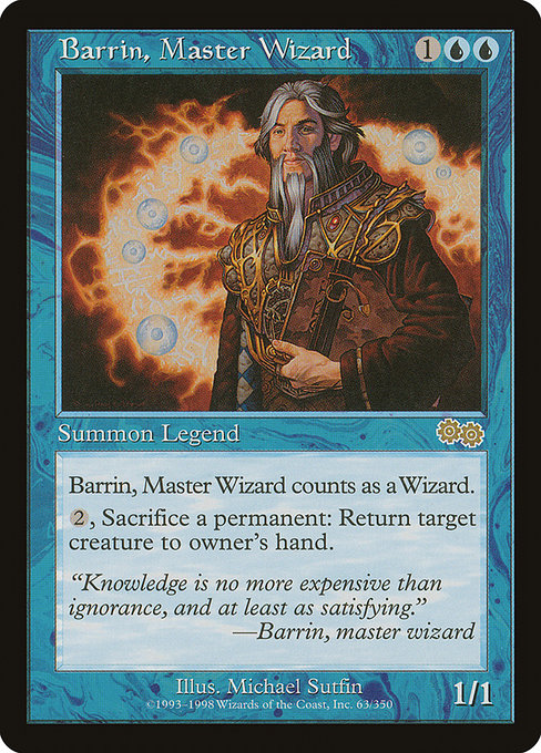 Barrin, Master Wizard [Urza's Saga] | Gear Gaming Bentonville