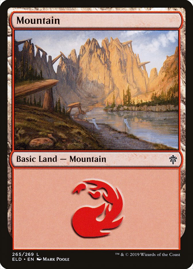 Mountain (265) [Throne of Eldraine] | Gear Gaming Bentonville