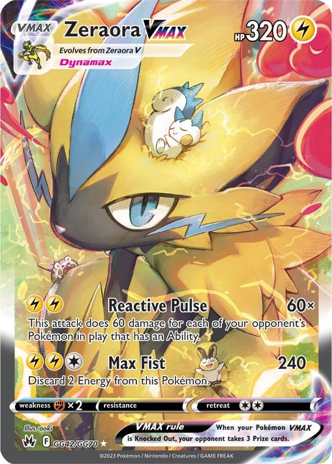 Zeraora VMAX (GG42/GG70) [Sword & Shield: Crown Zenith] | Gear Gaming Bentonville