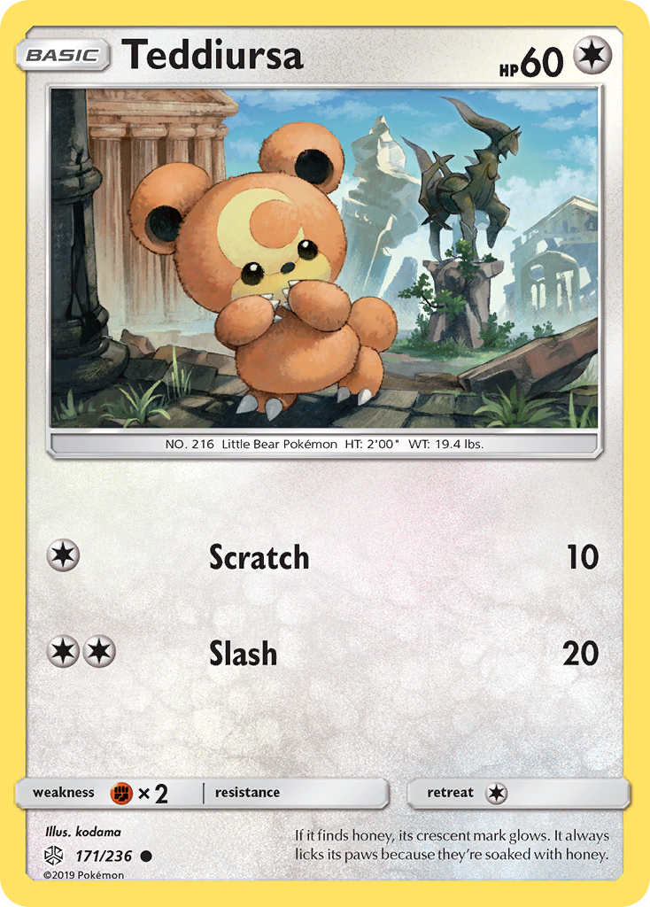 Teddiursa (171/236) [Sun & Moon: Cosmic Eclipse] | Gear Gaming Bentonville