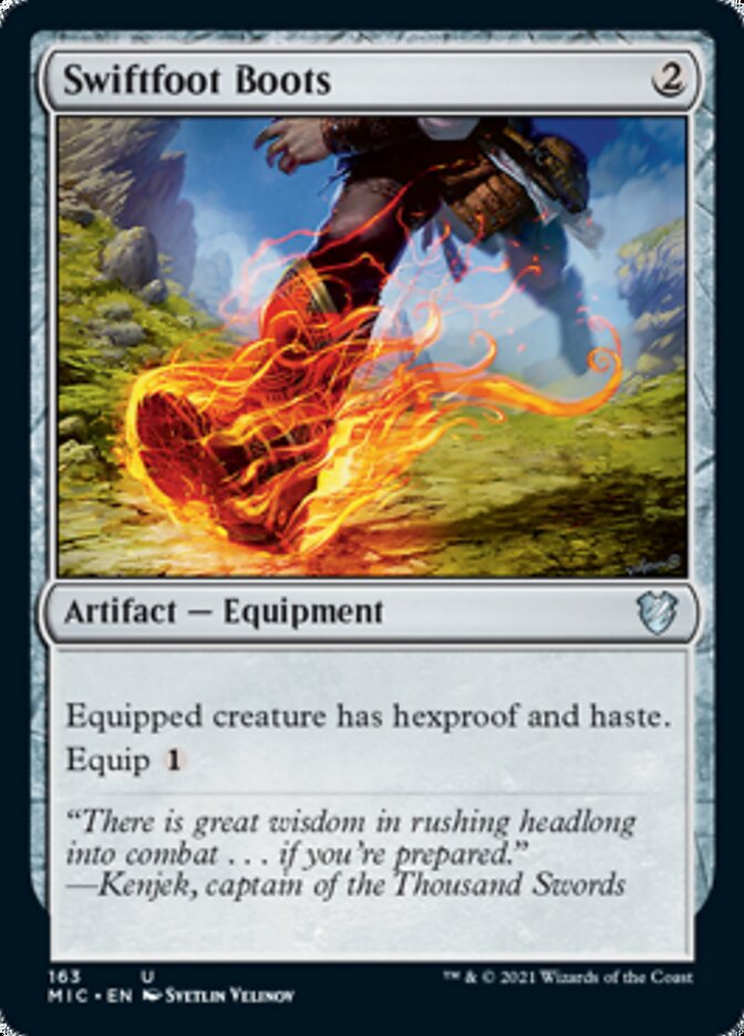 Swiftfoot Boots [Innistrad: Midnight Hunt Commander] | Gear Gaming Bentonville