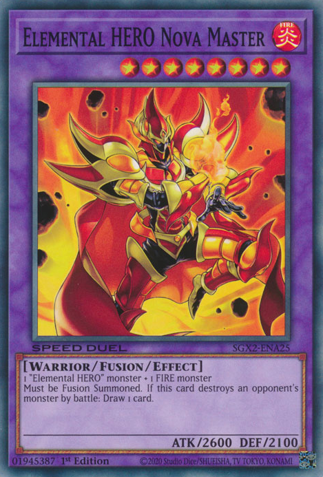 Elemental HERO Nova Master [SGX2-ENA25] Common | Gear Gaming Bentonville