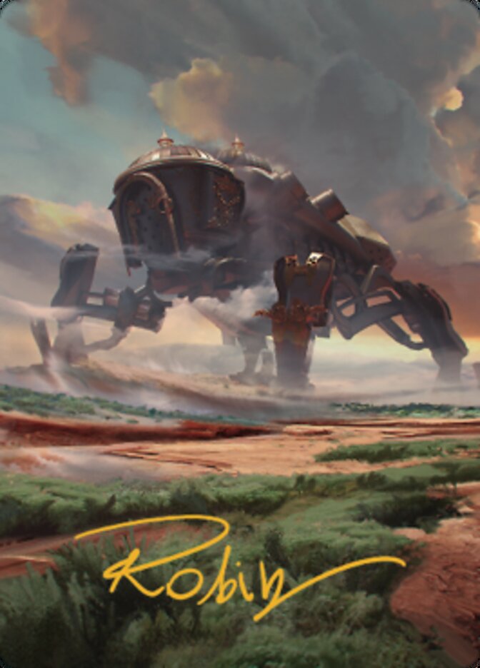 Plains (2) Art Card (Gold-Stamped Signature) [The Brothers' War Art Series] | Gear Gaming Bentonville