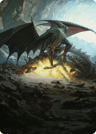 Ancient Copper Dragon Art Card (04) [Commander Legends: Battle for Baldur's Gate Art Series] | Gear Gaming Bentonville