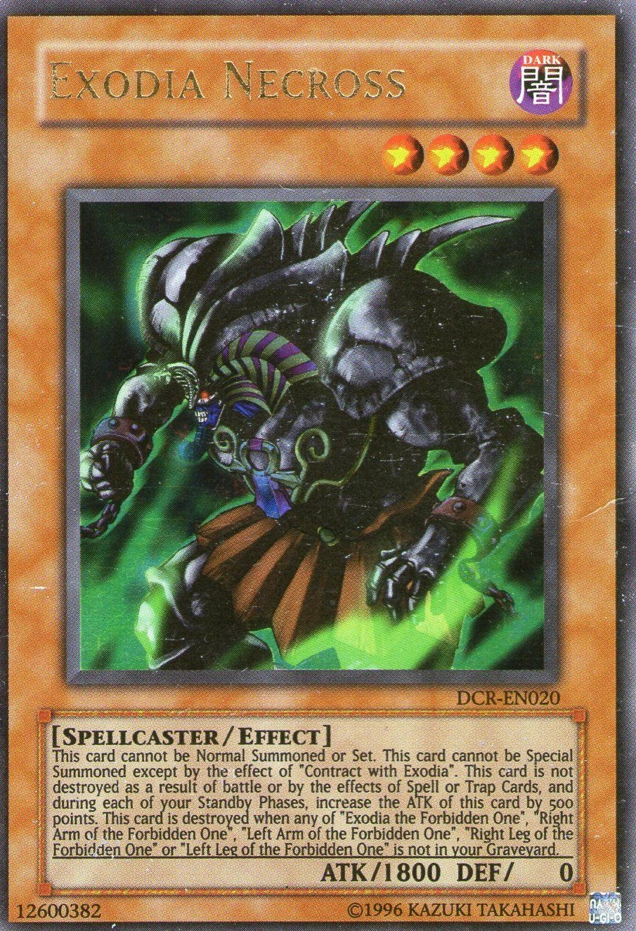 Exodia Necross [DCR-EN020] Ultra Rare | Gear Gaming Bentonville