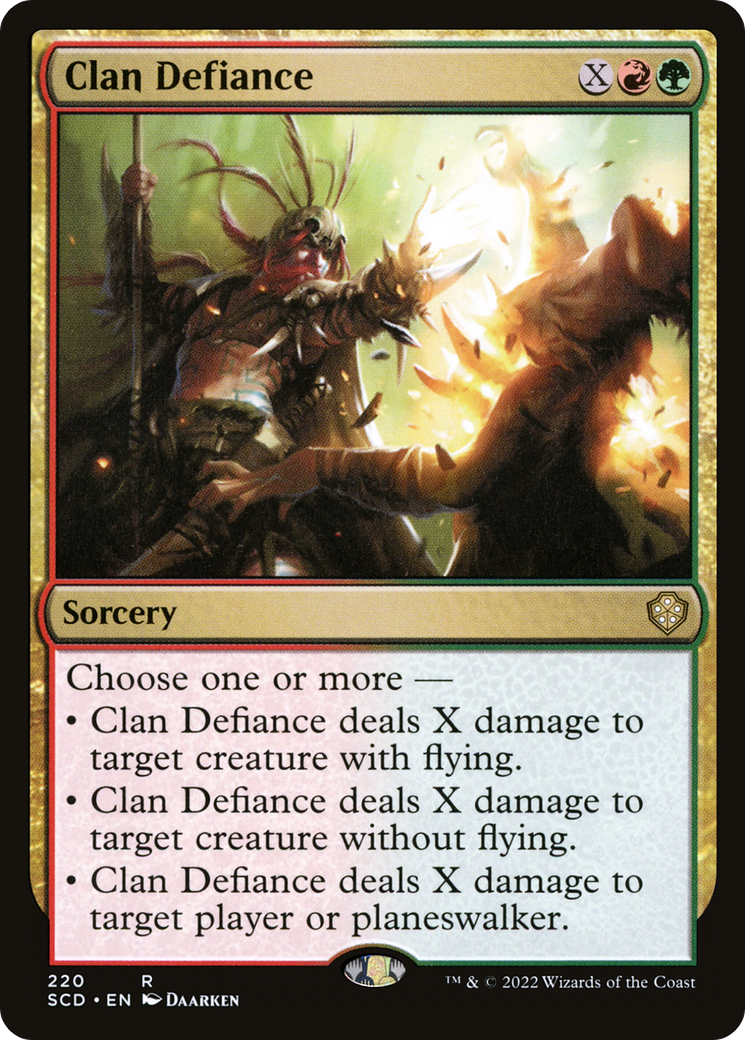 Clan Defiance [Starter Commander Decks] | Gear Gaming Bentonville