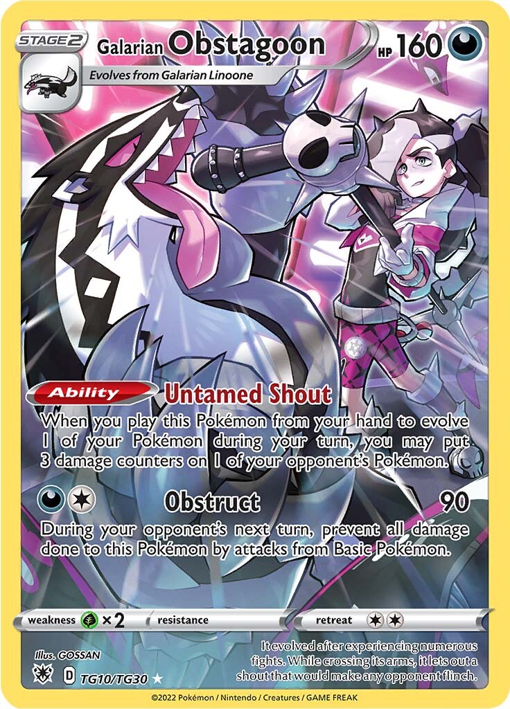 Galarian Obstagoon (TG10/TG30) [Sword & Shield: Astral Radiance] | Gear Gaming Bentonville