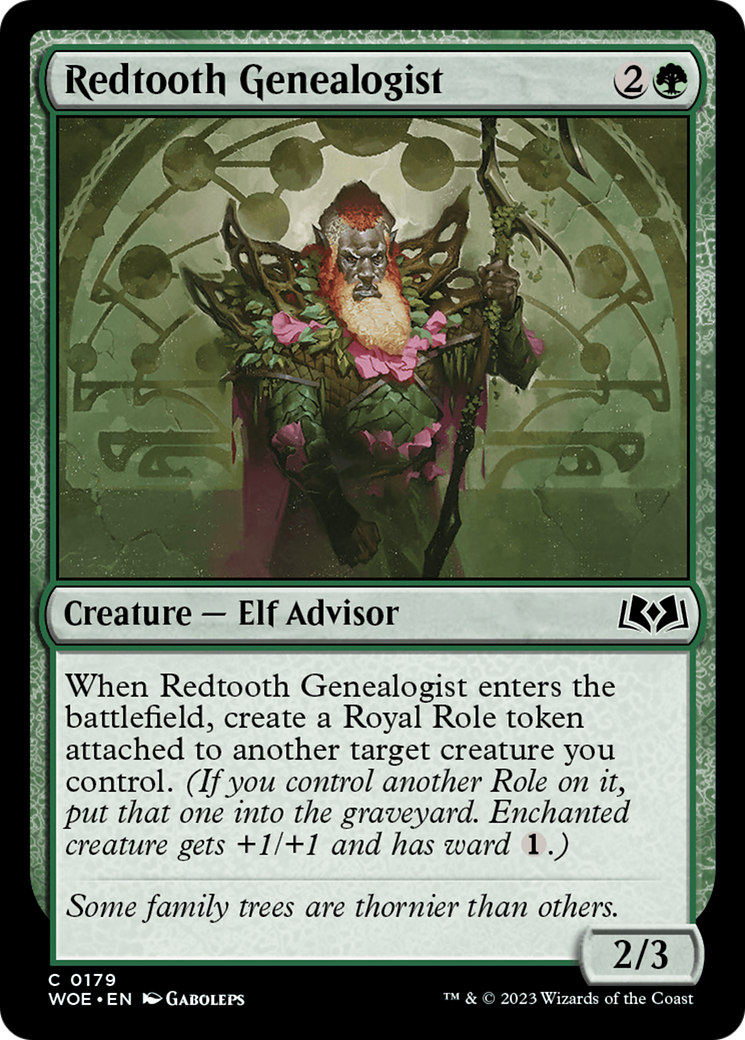 Redtooth Genealogist [Wilds of Eldraine] | Gear Gaming Bentonville