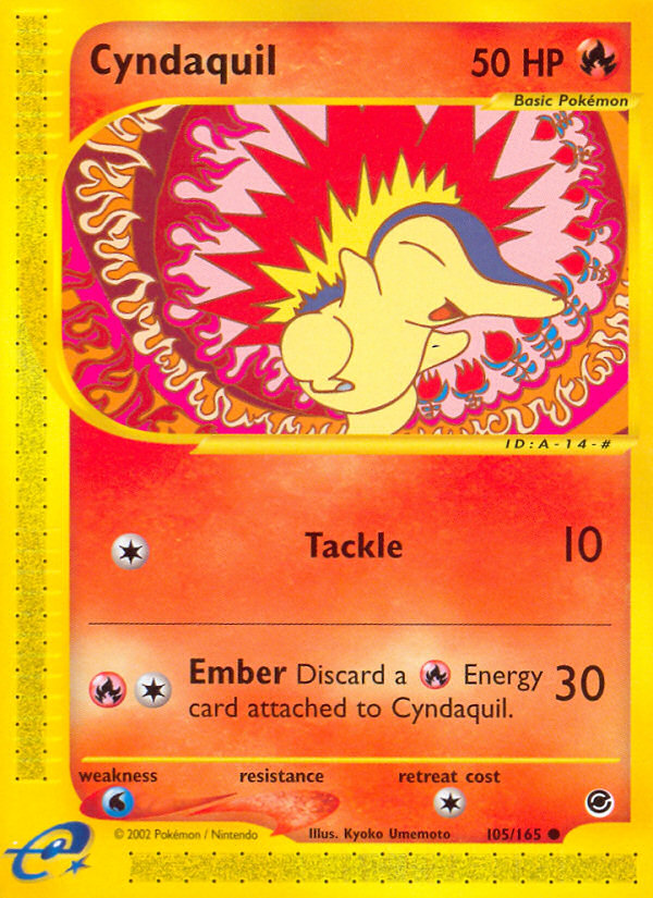 Cyndaquil (105/165) [Expedition: Base Set] | Gear Gaming Bentonville