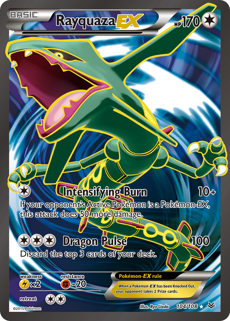 Rayquaza EX (104/108) [XY: Roaring Skies] | Gear Gaming Bentonville