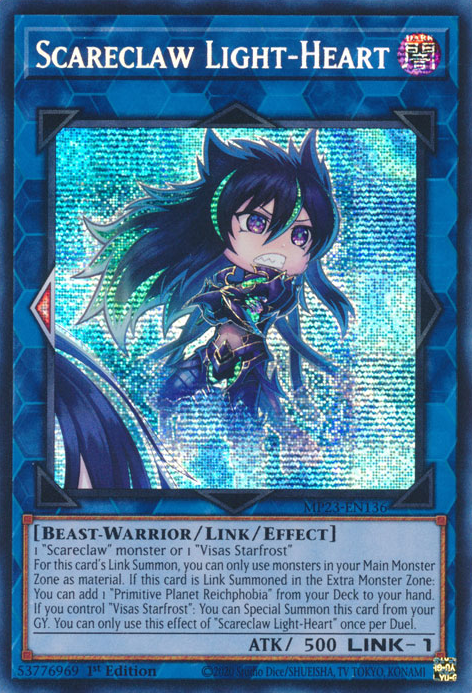 Scareclaw Light-Heart [MP23-EN136] Prismatic Secret Rare | Gear Gaming Bentonville