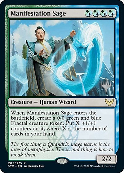 Manifestation Sage (Promo Pack) [Strixhaven: School of Mages Promos] | Gear Gaming Bentonville