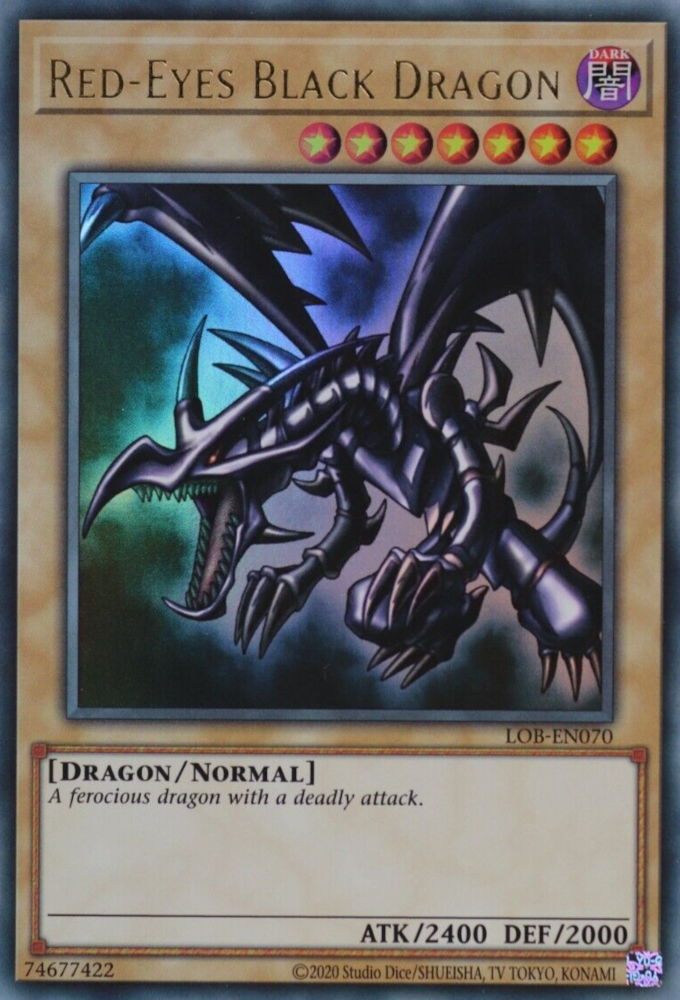 Red-Eyes Black Dragon (25th Anniversary) [LOB-EN070] Ultra Rare | Gear Gaming Bentonville