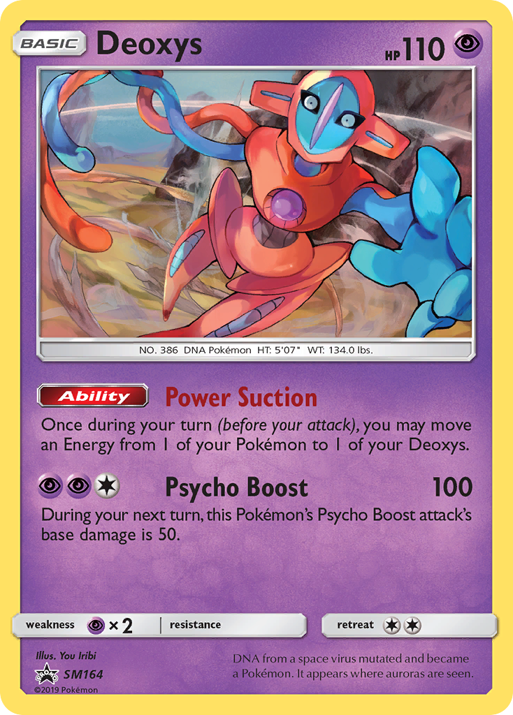 Deoxys (SM164) [Sun & Moon: Black Star Promos] | Gear Gaming Bentonville