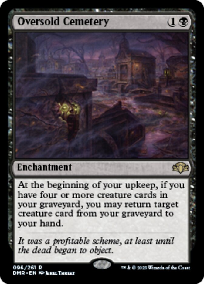 Oversold Cemetery [Dominaria Remastered] | Gear Gaming Bentonville