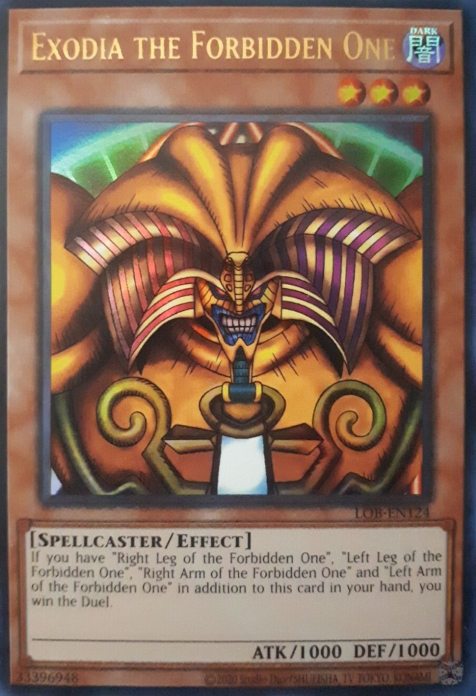 Exodia the Forbidden One (25th Anniversary) [LOB-EN124] Ultra Rare | Gear Gaming Bentonville