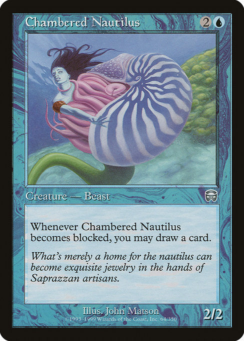 Chambered Nautilus [Mercadian Masques] | Gear Gaming Bentonville