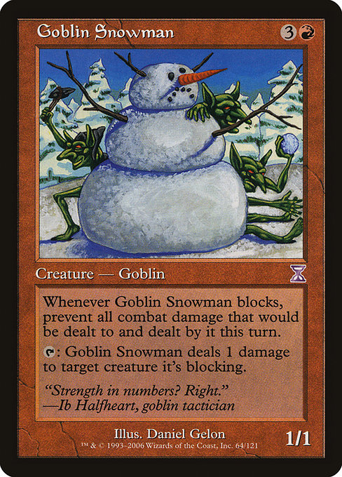 Goblin Snowman [Timeshifted] | Gear Gaming Bentonville