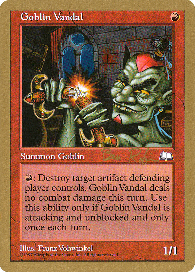 Goblin Vandal (Ben Rubin) [World Championship Decks 1998] | Gear Gaming Bentonville