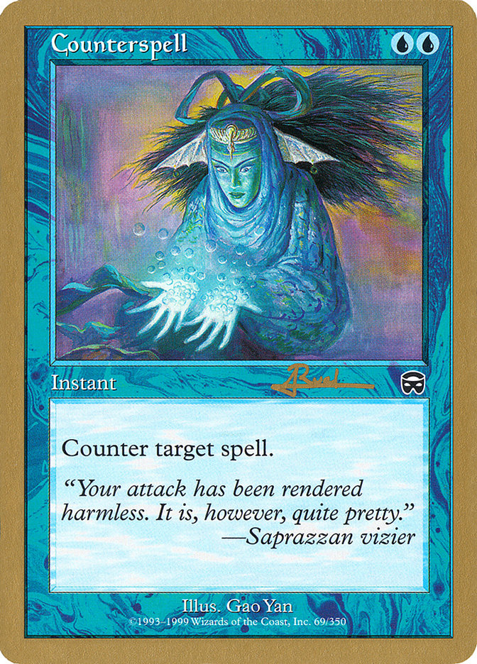 Counterspell (Antoine Ruel) (MMQ) [World Championship Decks 2001] | Gear Gaming Bentonville