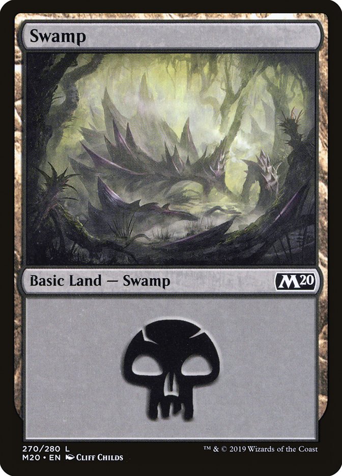 Swamp (#270) [Core Set 2020] | Gear Gaming Bentonville