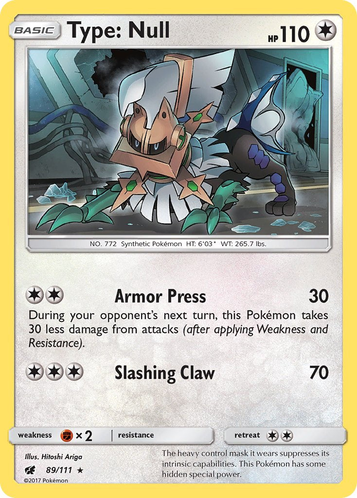 Type: Null (89/111) (Theme Deck Exclusive) [Sun & Moon: Crimson Invasion] | Gear Gaming Bentonville