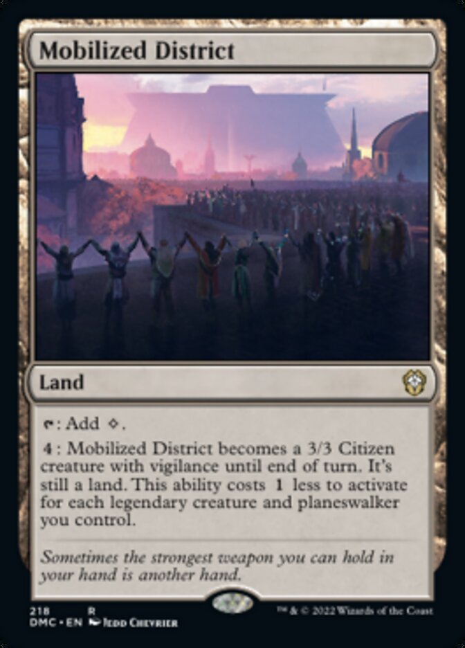 Mobilized District [Dominaria United Commander] | Gear Gaming Bentonville