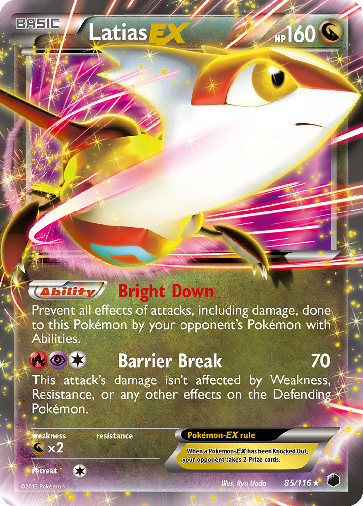 Latias EX (85/116) [Black & White: Plasma Freeze] | Gear Gaming Bentonville