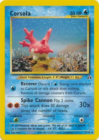 Corsola (37/75) [Neo Discovery Unlimited] | Gear Gaming Bentonville