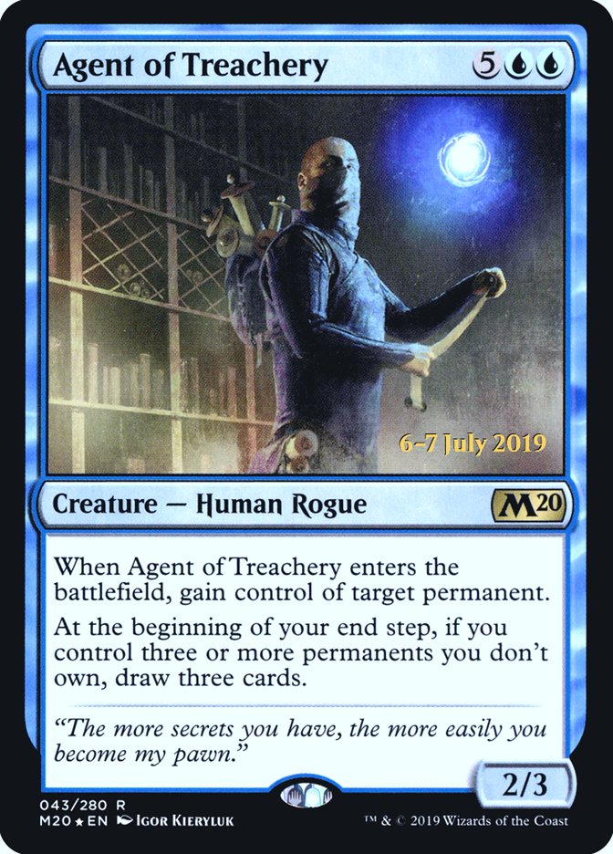 Agent of Treachery  [Core Set 2020 Prerelease Promos] | Gear Gaming Bentonville