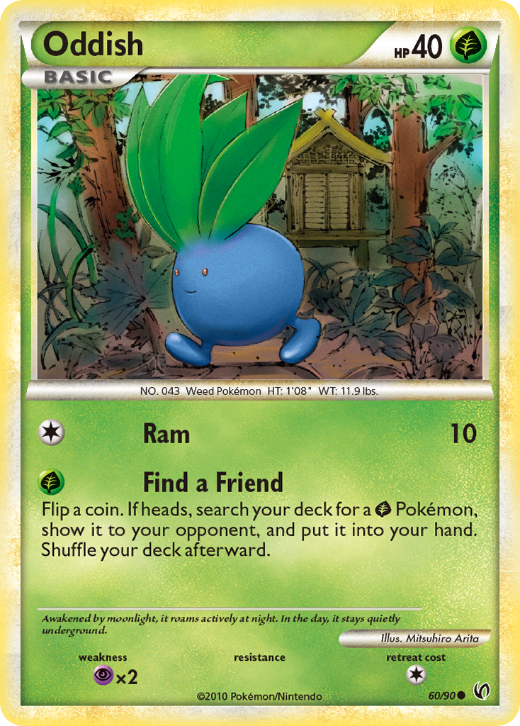 Oddish (60/90) [HeartGold & SoulSilver: Undaunted] | Gear Gaming Bentonville