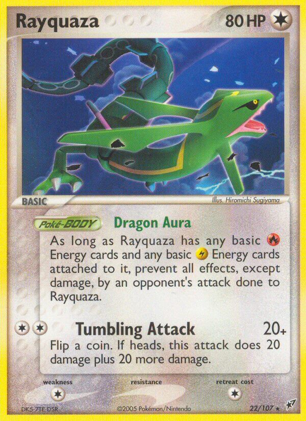 Rayquaza (22/107) (Theme Deck Exclusive) [EX: Deoxys] | Gear Gaming Bentonville
