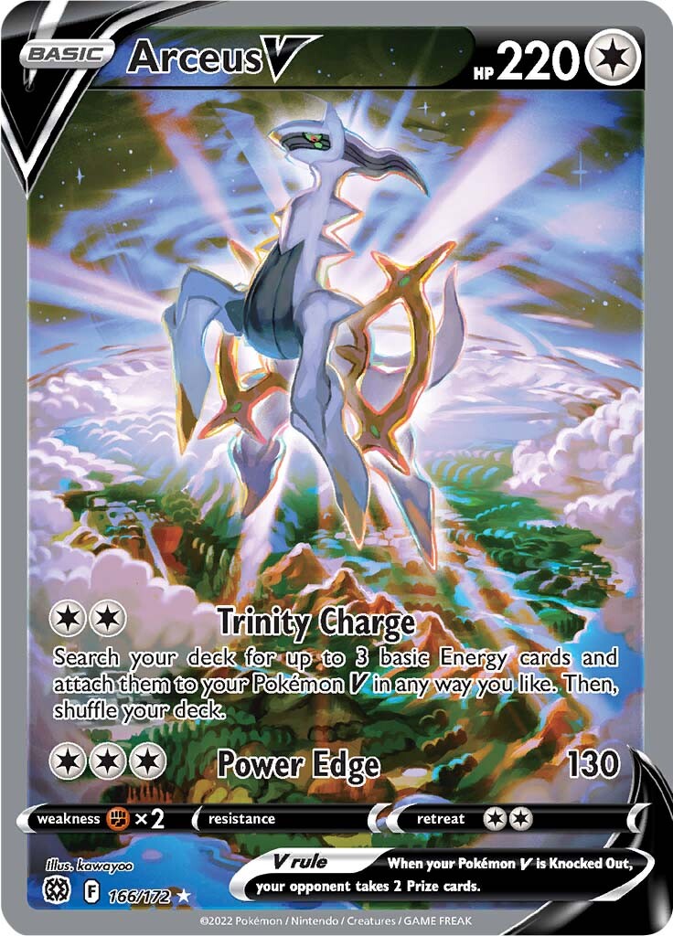 Arceus V (166/172) [Sword & Shield: Brilliant Stars] | Gear Gaming Bentonville