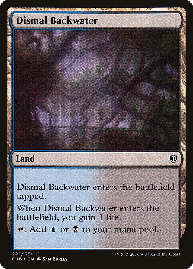 Dismal Backwater [Commander 2016] | Gear Gaming Bentonville